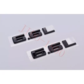 OEM NEW Hood Body Style 6.6L Emblem Badge Gloss Black 19-24 Silverado 84192174