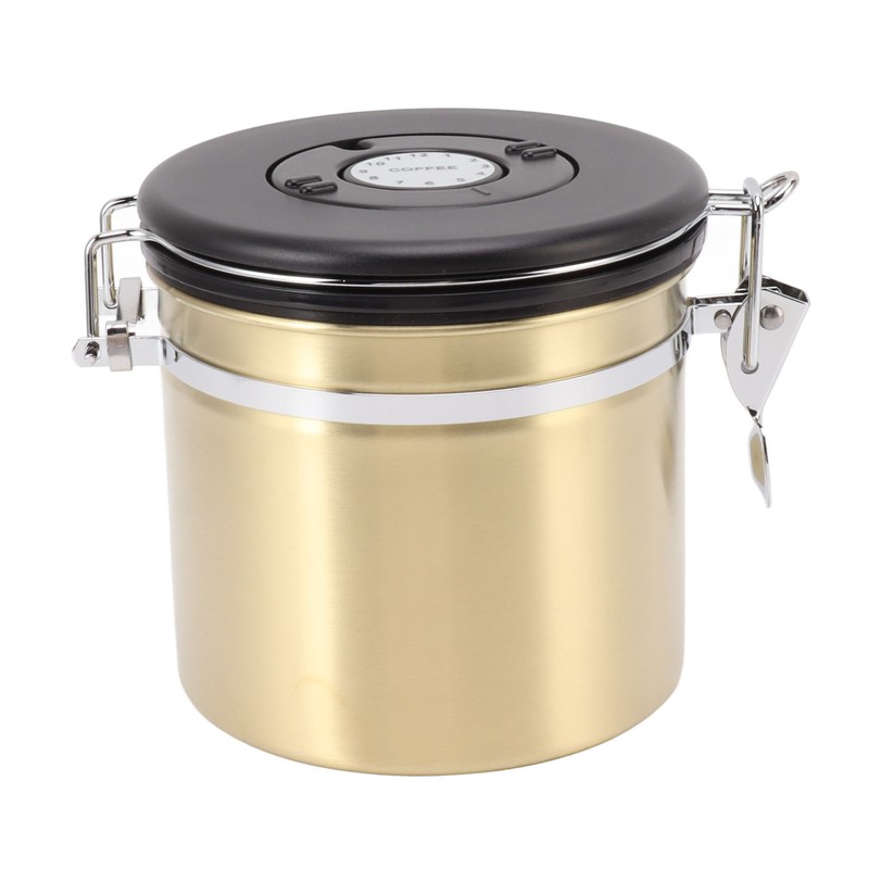 Sealed Sealed Coffee Canister 304 Stainless Steel Coffee Storage Tank