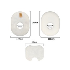 5 Sets HV300 Filters for shark rocket vacuum filters, HV292,HV300W,HV301, HV302, HV303, HV305, HV308, HV310, XFFV300, UV450 Ultra Light Vacuum Foam and Felt Filters Replacement Parts, With a brush