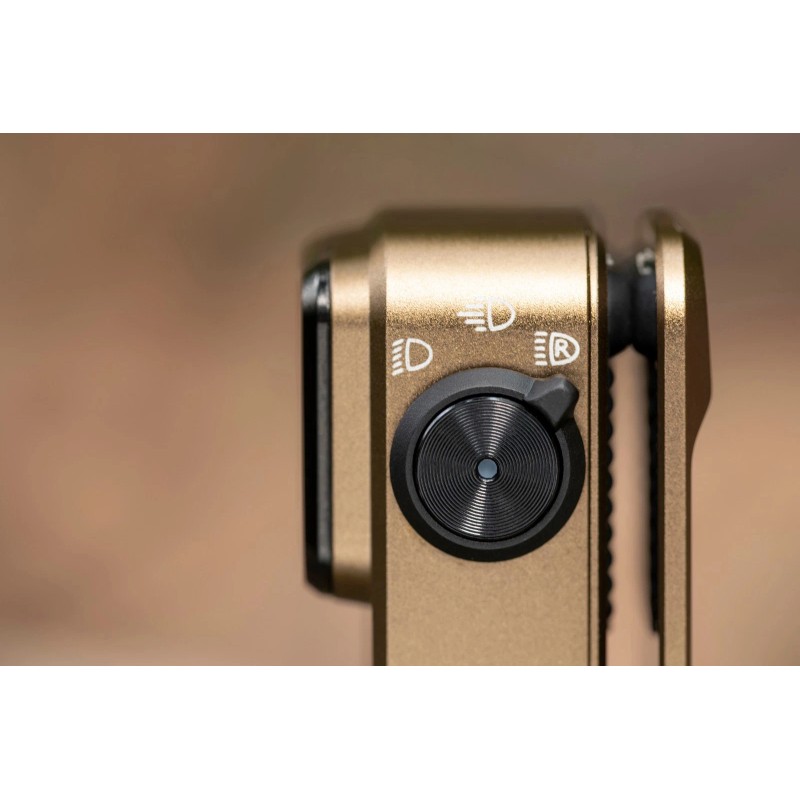 Olight Oclip Pro Ancient Script Flashlight, Flood/Spot/Red Light, 500 Lumens