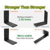 5x5“ Heavy Duty Shelf Brackets，L Brackets for Shelves Fence Pergola