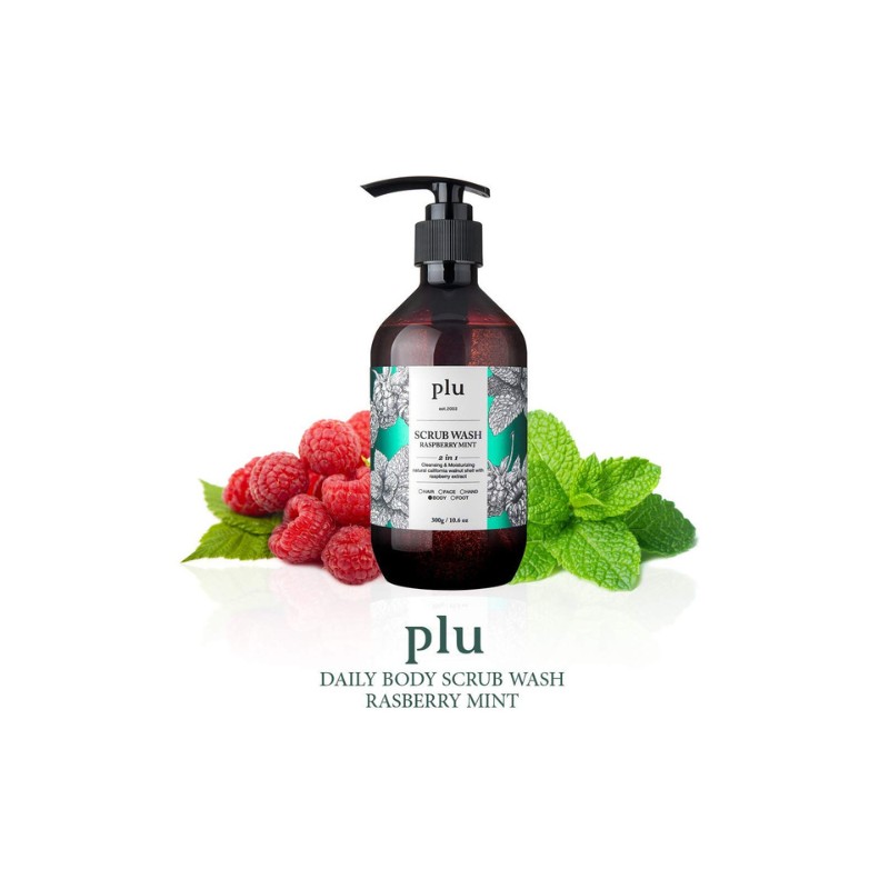 plu [plu]Scrub Wash #Raspberry Mint