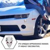 BESPORTBLE Skull Car Emblem 3D Silver Skull Motorcycle Car Metal