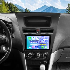 [4G+64G] Android Car Radio for Mazda BT-50 2011 2012 2013 2014 2015 2016 2017 2018 2019 2020 with Carplay Android Auto 9 Inch Touch Screen Bluetooth FM RDS/WiFi/GPS Navigation/SWC+AHD Backup Camera