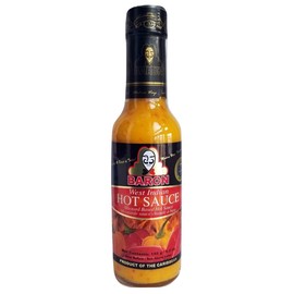 Baron West Indian Mustard Based Hot Sauce - 5.5 oz each (6)