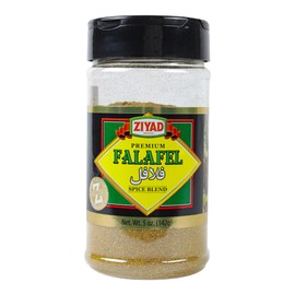 Ziyad Shaker Premium Falafel Spice Blend, Flavorful, Salt-Free, Vegan, Vegetarian, No Colors, No Additives, No Preservatives, 5oz