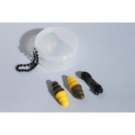 SpentShells® Ear Plugs Earplugs 2-in-1 Noise Reduction Earbuds for Shooting Protection, Construction, Sleeping, Concerts, Motor Noise