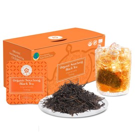 RIANTEA Organic Black Tea Bags - 36 Count, Low Caffeine, Cold & Hot Brew, Premium Quality from Award-Winning Plantation, Non-GMO, Biodegradable, Unsweetened, 100% Natural, 2.5 OZ (72g)