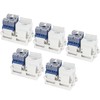 Wumedy 5 Pack CAT6 Tool-Less Keystone Jack RJ45 UTP, SC