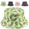 Gadfary Reversible Bucket Hat for Women Summer Travel Fisherman Cap,