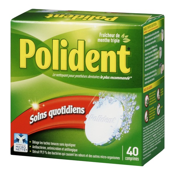 Polident Daily Care Denture Cleanser Tablet