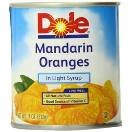 Dole Mandarin Oranges, 11 Ounce (Pack of 8)