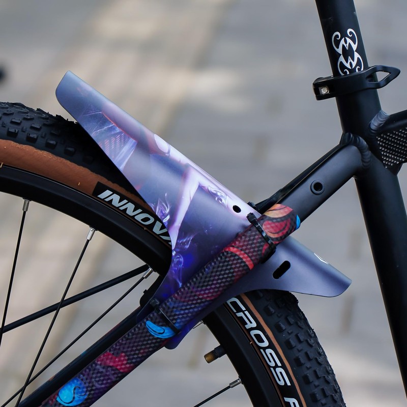 Chooee MTB Mudguard, Mountain Bike Mudguard Rear/Front, Bicycle Mudguard Fit