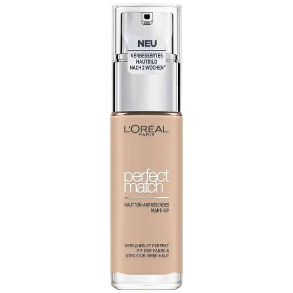 L'Oréal Paris Perfect Match Make-Up No. 2.R/2.C Rose Vanilla, Liquid