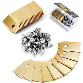 Robotic Lawnmower Blade, 30 Universal Replacement Blades, Replacement Blade Suitable for all Husqvarna Automower, Gardena, Yardforce Lawnmower Robots