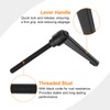 sourcing map M8 x 80mm Adjustable Knobs Handle Male Thread