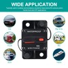 50 Amp Circuit Breaker,Waterproof,with Manual Reset,12V-48V DC, for Car Marine