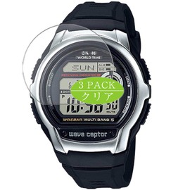 3 Pcs VacFun Film, Protective Film for CASIO Casio WV-M60-9AJF WVM60 series LCD Protective Film Protective Film Protective Film (Non Glass Film Tempered Glass Case Cover) Compatible with Smart Watch