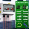 CNLonQcom 2 String Solar PV Combiner Box 2 in 2