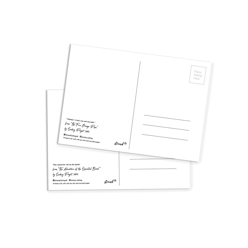 Strand Clothing Sherlock Holmes Illustrations Postcards Set of 10 Postcard