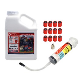 TireJect 5-in-1 Off-Road Tire Sealant - Gallon Kit to Repair and Prevent Flat Tires (applicate up to 16 ATV Tires, Large Tractors, Farm Equipment & More!)