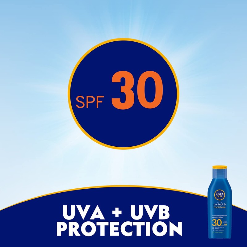 Nivea Protect & Moisture Sun Lotion SPF 30, 200 Ml