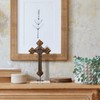 RattanView 2 Pcs Metal Artifact Display Stand with Acrylic Base