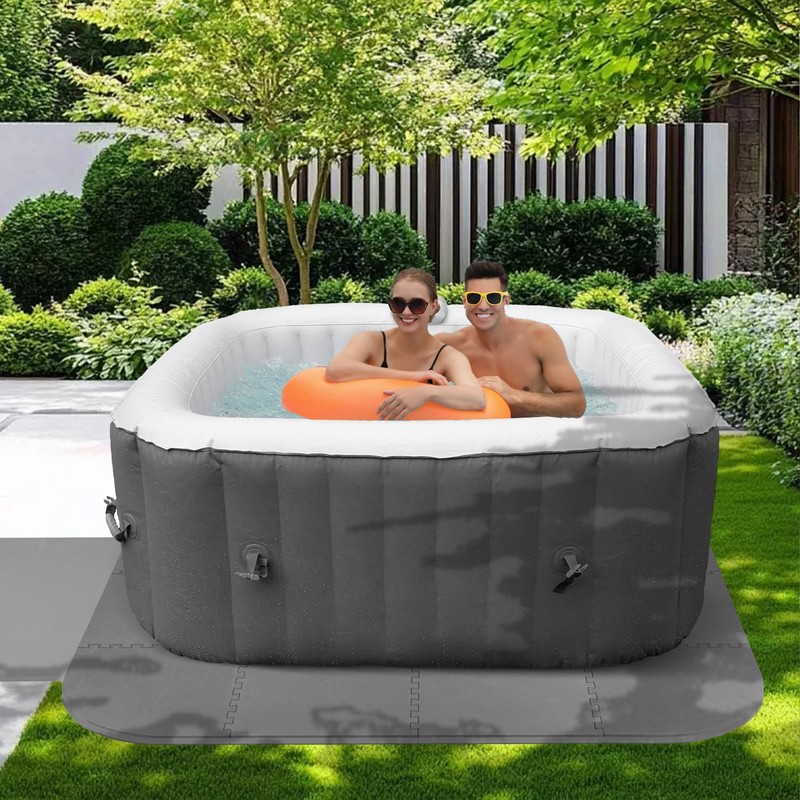 85 Inch Hot Tub Mat & Pad for Inflatable Tubs