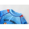 AIWUHE Boys Two Piece Rash Guard Swimsuits Toddler Short Sleeve