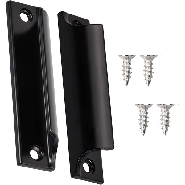 2 Pcs Aluminum Alloy Curved Handle,Door Handles,Sliding Door Handles,for Doors