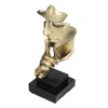Silence Is A Golden Sculpture Simple Modern Abstract Keep Silent