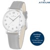 Atrium Men's Watch Very Clear Silver Analogue Quartz 3 Bar
