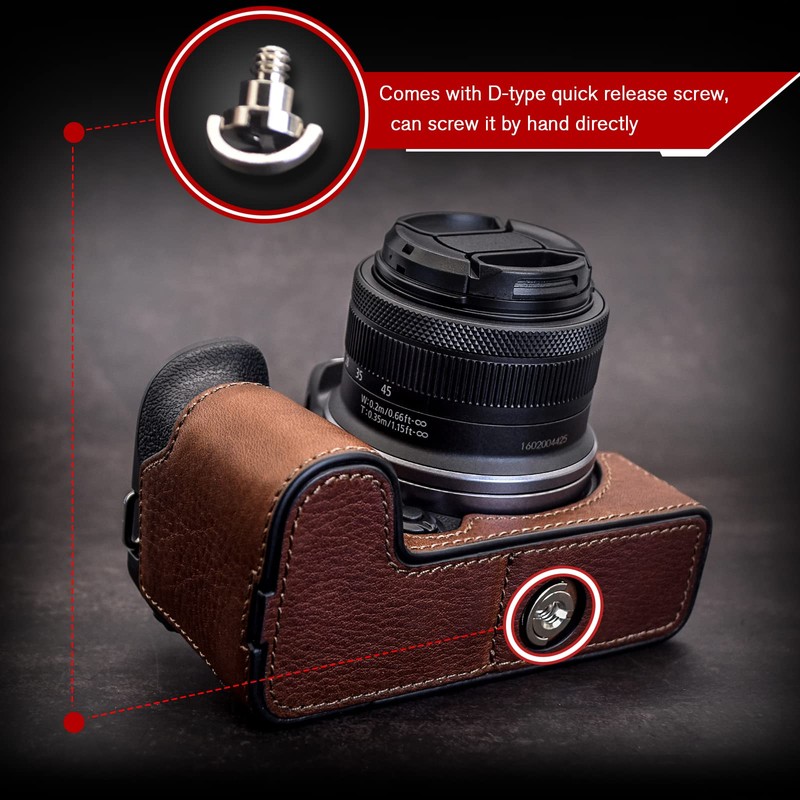 MUZIRI KINOKOO EOS R10 Protective Case Compatible for Canon EOS