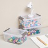 Citylife 10 Packs Small Storage Box Plastic Storage box Stackable