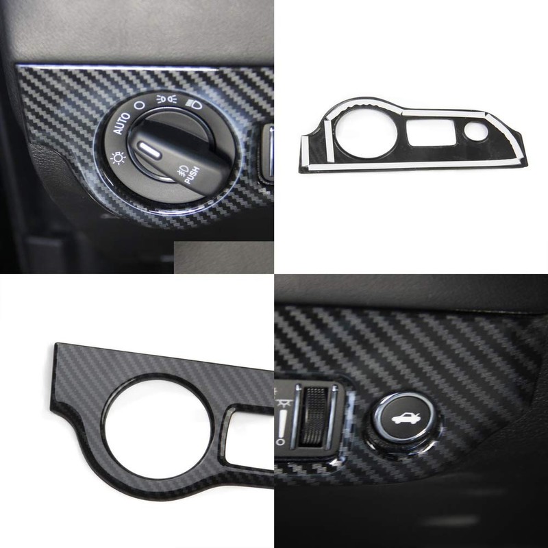 Crossel - Panel calcomanía para interruptor de faro delantero de