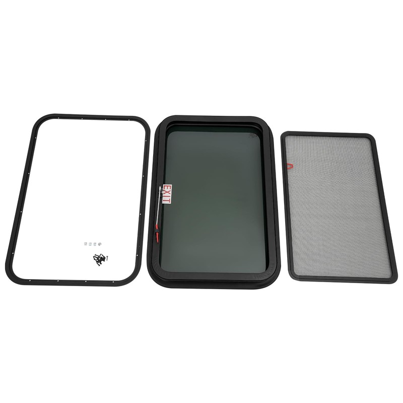 RV Exit Window 30" W x 20" H, Ultra Thick