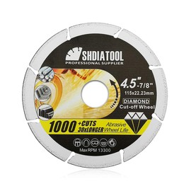 Shdiatol Diamond Metal Cutting Disc for Steel Iron Rebar Angle Steel Vacuum Brazed Cutting Wheel Blade
