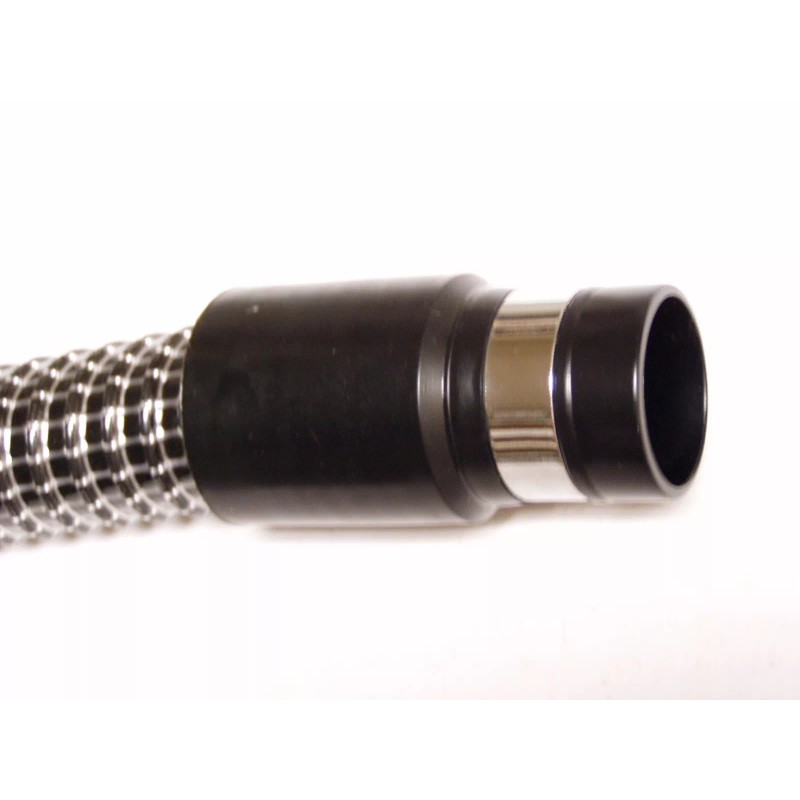 For NuTone Hose Cuff with metal band Central Vacuum BLACK