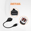 AMHTDOL OBD2 Adapter for Yamaha 4 Pin to 16 Pin