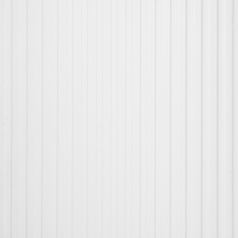 DALIX Ribbed Vertical Blinds Replacement Slats White Vinyl 82.5" Window