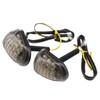 Micro Trader 2pcs Motorcycle Flush Mount LED Turn Signal Indicator