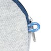 Half Round Coin Pouch Sweatshirt, H/Gray, One size