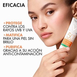 Vichy Protector Solar Anti-brillo Capital Soleil Matificante 3en1 FPS 50+