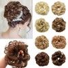 Healthlif Hair Bun Large Scrunchies Wavy Curly Messy Hair Bun