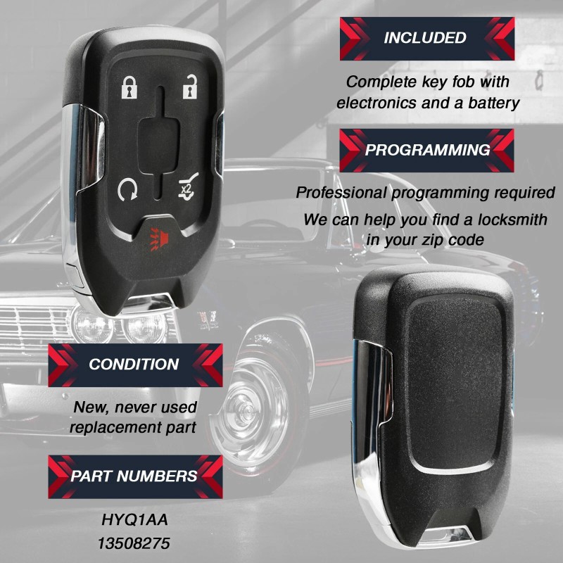 RemoteStop 2 Key Fob Remote Replacement for 2017-2023 GMC Acadia