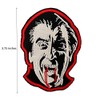Cute-Patch Count Dracula Christopher Lee Embroidered Iron on sew on
