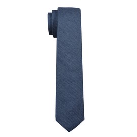 DonDon Men's Tie 6 cm Cotton Plain Checked and Polka Dot Mottled -