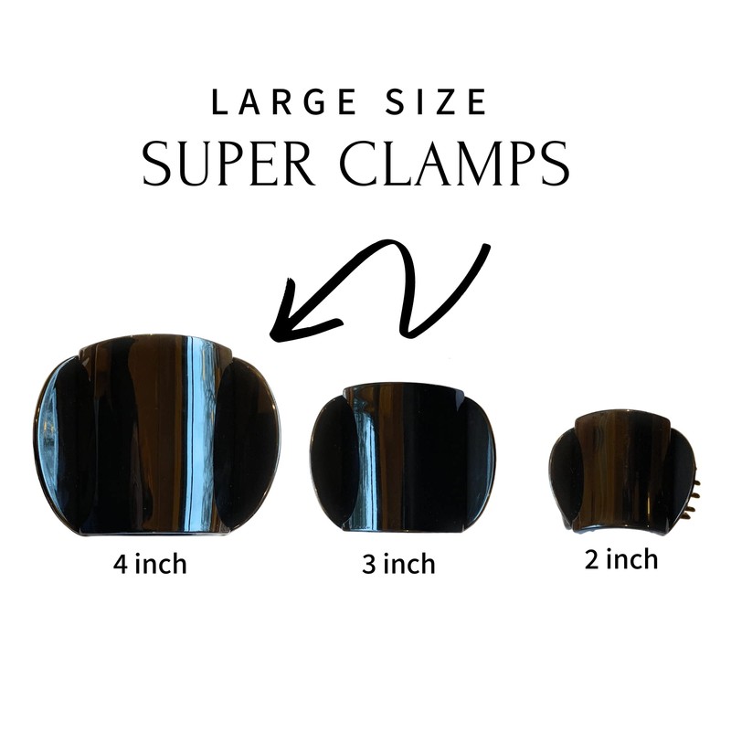 Mia Super Clamp Jaw Clamp Hair Clip Barrette Strong Hair