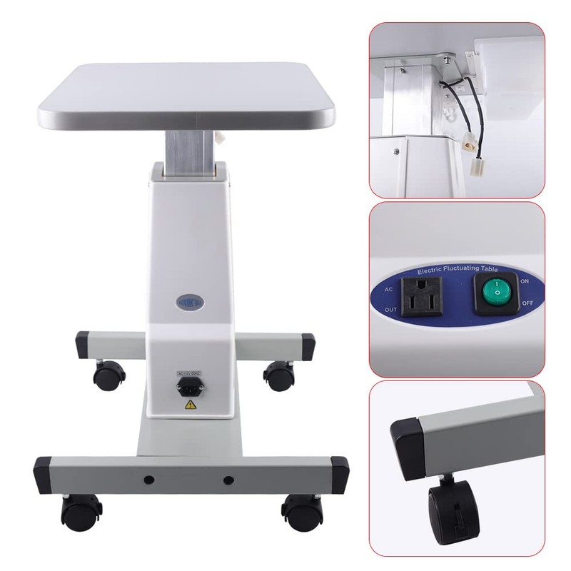 Optical Optometry Instrument Table, Adjustable Height Work Lift Table, Motorized