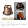 Aluminum Espresso Lids Sticker Lids Foil Seals Reusable Capsules for